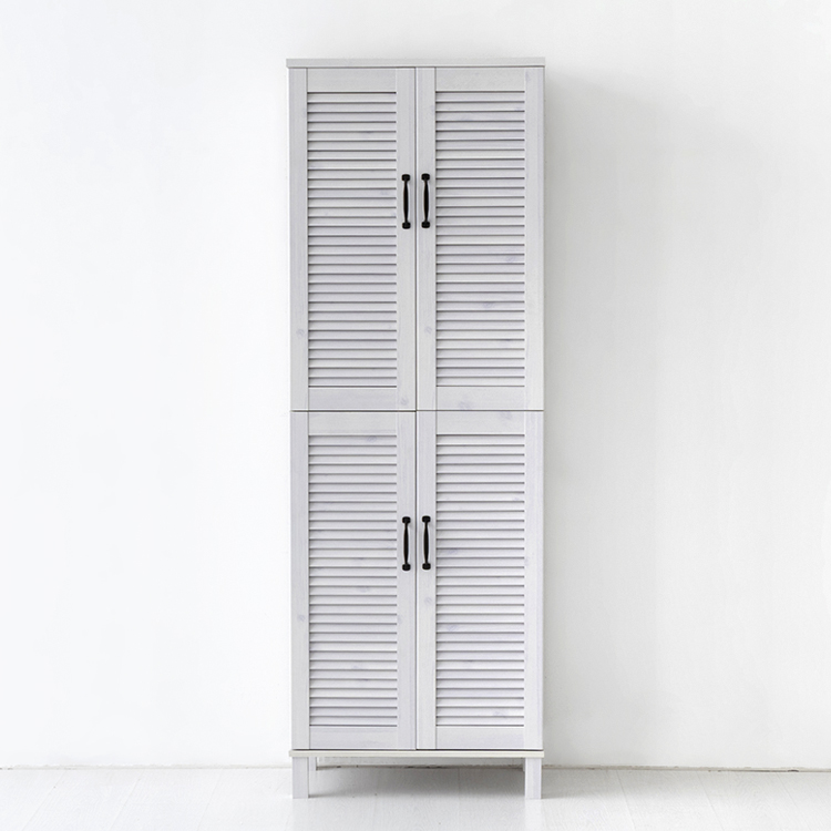 헤인 높은4문 수납장 SHBM17360 일반형 600mmx350mmx1730mm, 2단, 화이트파인베니어 2427.1969 - 메인 이미지