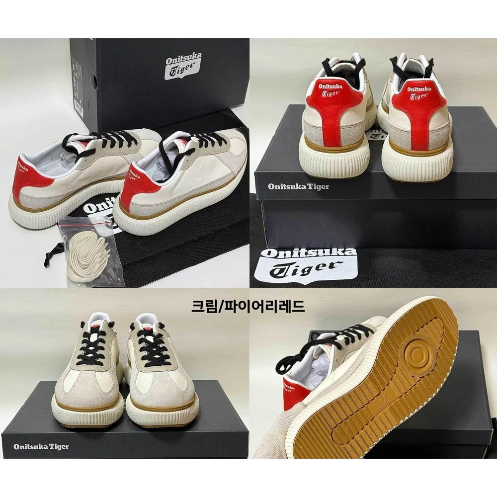 오니츠카타이거 델리시티 스니커즈 운동화 여성 1183B874 240 화이트/그린 - 상세 이미지 4