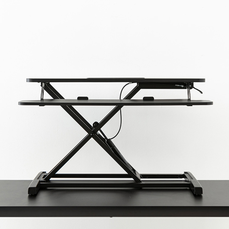 스마트리프트 수동 높이조절 모션데스크 800 800mm, 블랙 5092.3599