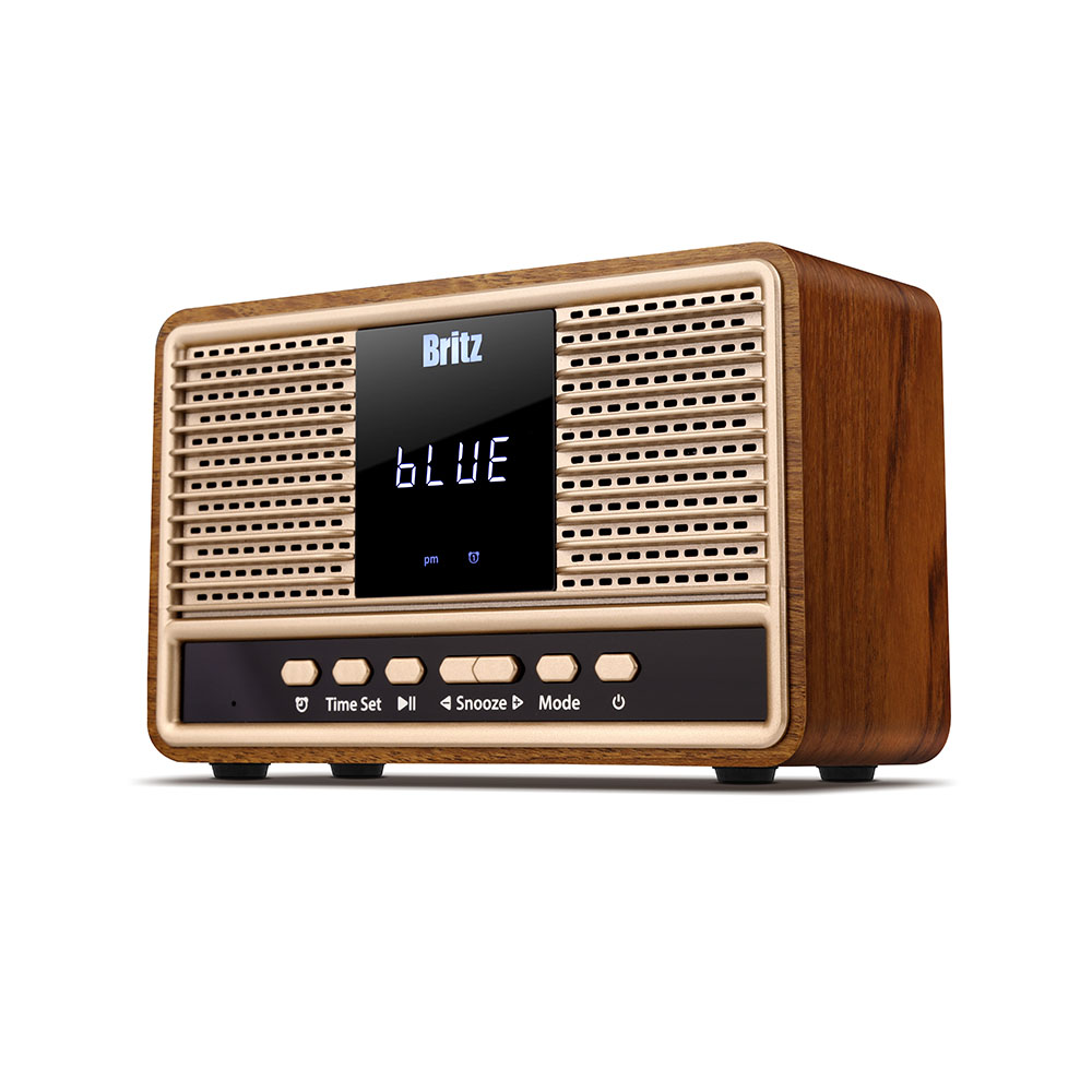 브리츠 FM 라디오 홈인테리어 레트로 블루투스 스피커 BZ-MK88 이미지 2
