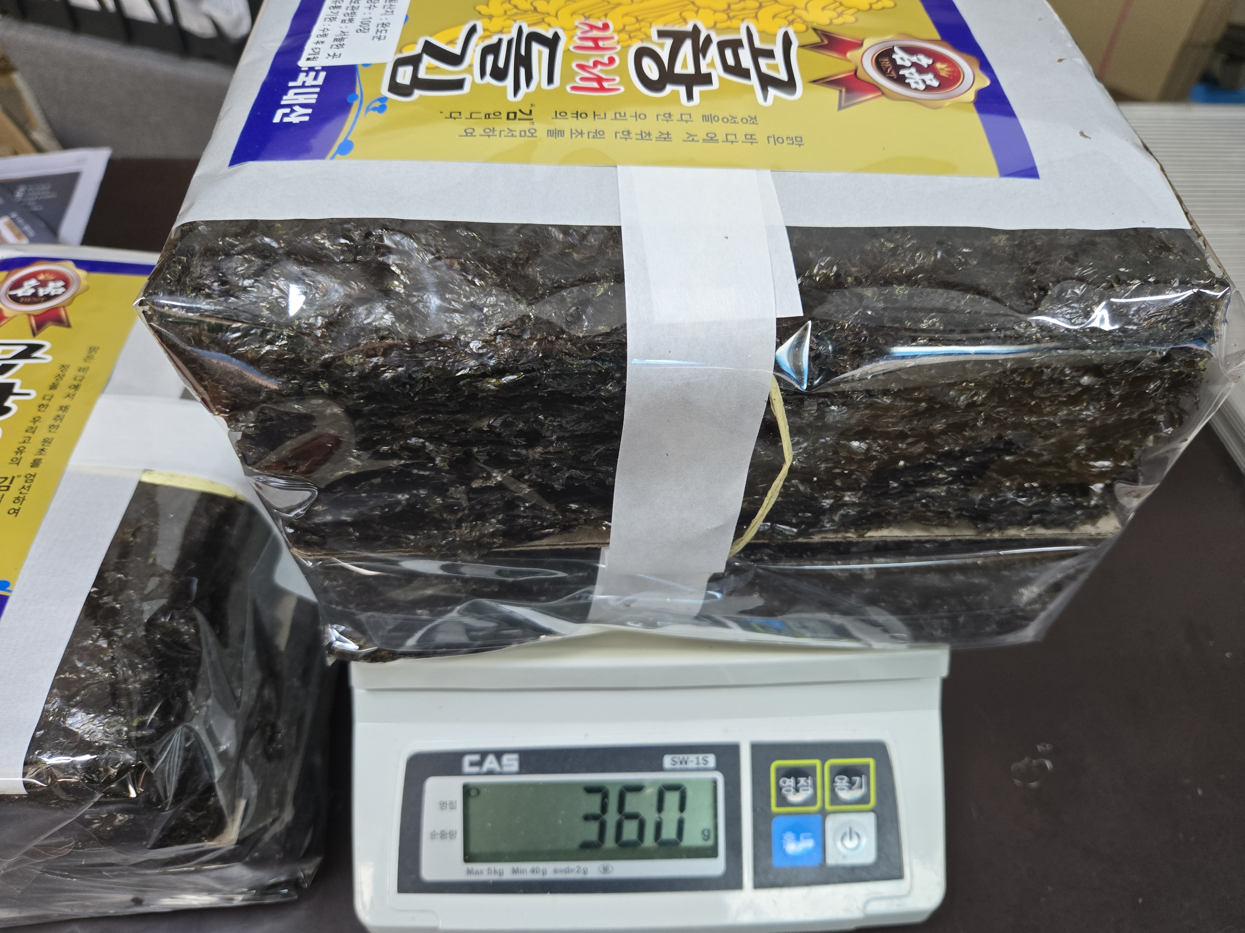 완도 햇 곱창돌김 100장 /수작업 햇김 / 바삭하고 고소한 맛/밥 반찬 완전 강추 - 상세 이미지 5