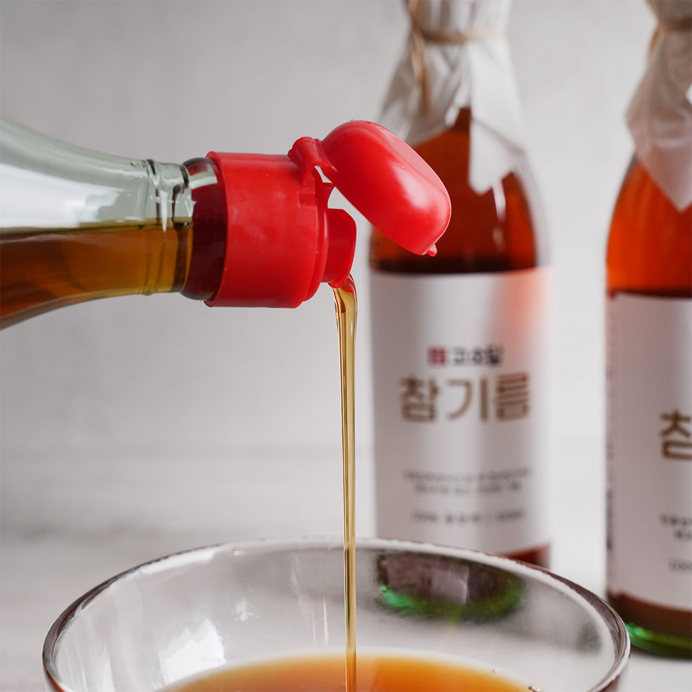침전물없는깨끗한 고소담 통참깨100% 참기름 350ml 2병 선물세트 답례품 통깨 들기름 - 상세 이미지 5