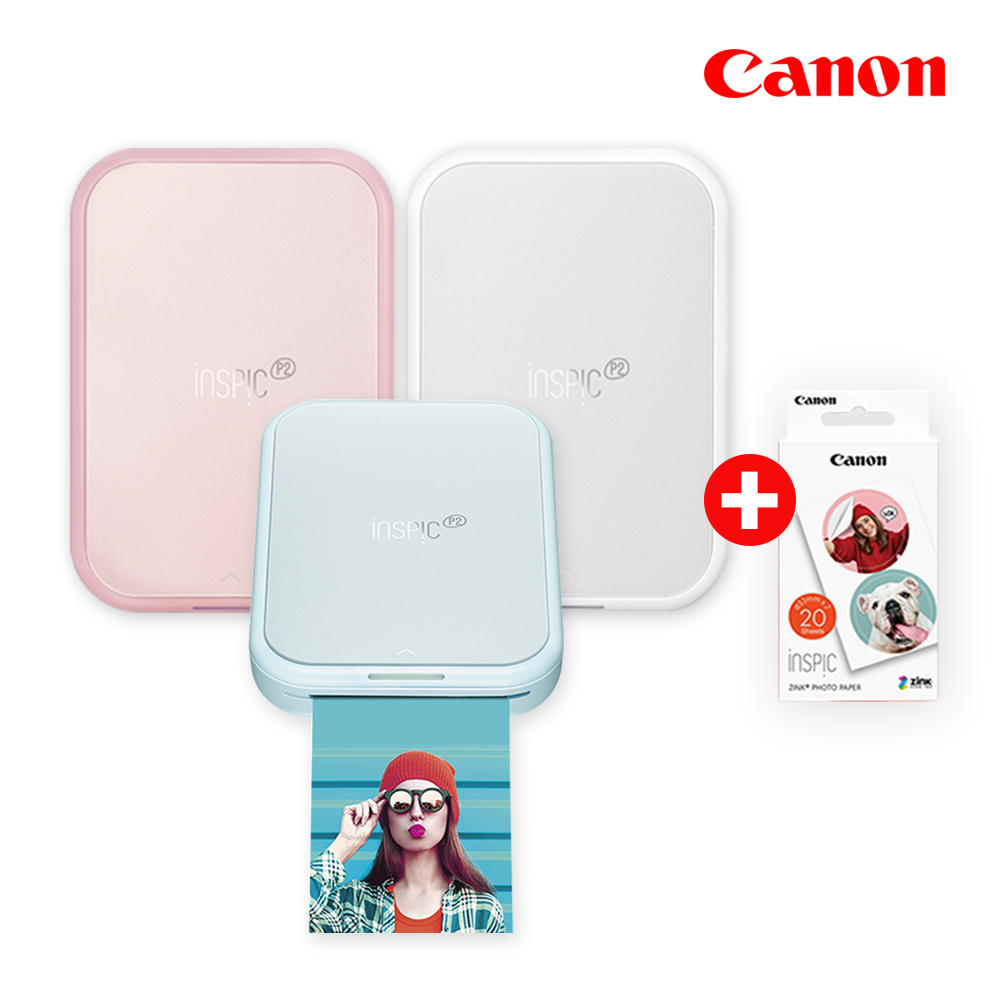 [N포인트 1만원] 캐논 인스픽P2 원형 20매패키지 포토프린터 핸드폰 사진인화 PV-223