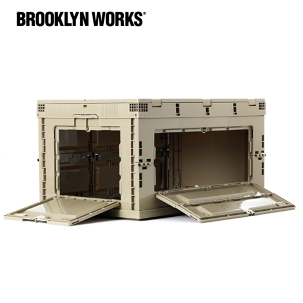 브루클린웍스 제트박스 접이식 폴딩박스 캠핑 리빙 박스 수납정리함 80L