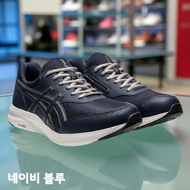 아식스 젤 펀워커 남성 워킹화 웰니스 조깅 운동화 1291A042 245 001/블랙 - 상세 이미지 5