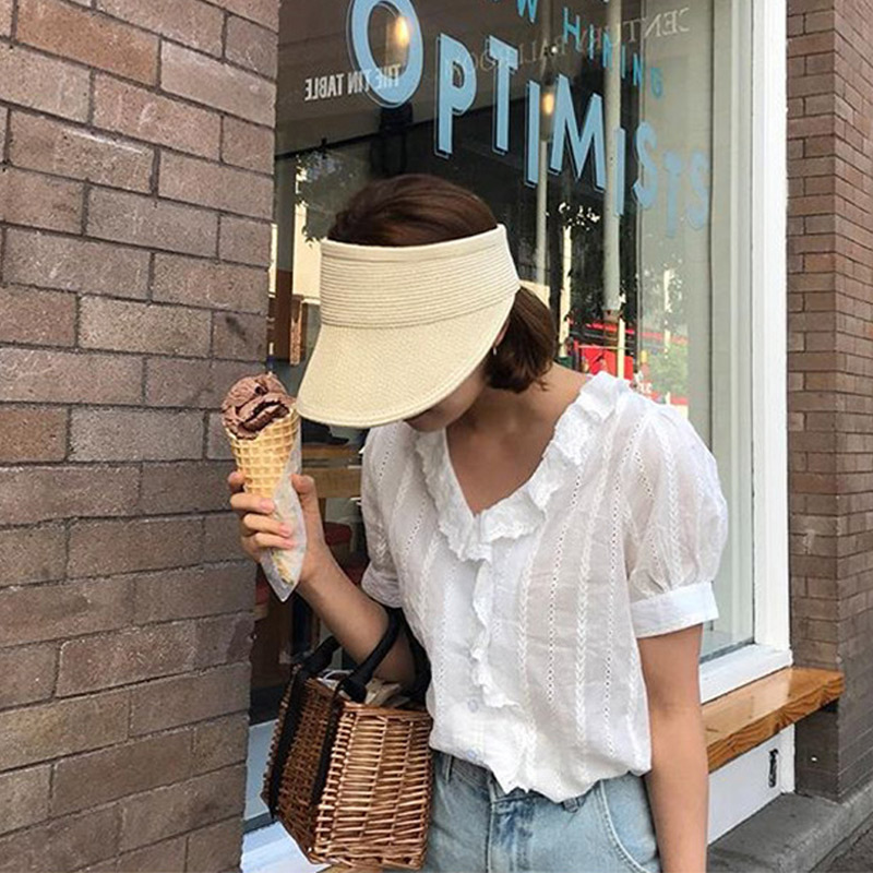 감성 데일리 여름 여성 자외선차단 헬렌 돌돌이 썬캡 이미지 7