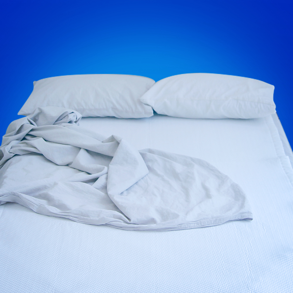 딥몽 쿨링도트 듀라론 냉감패드 국산 휴비스 침대패드 여름이불 S/SS 고정밴드