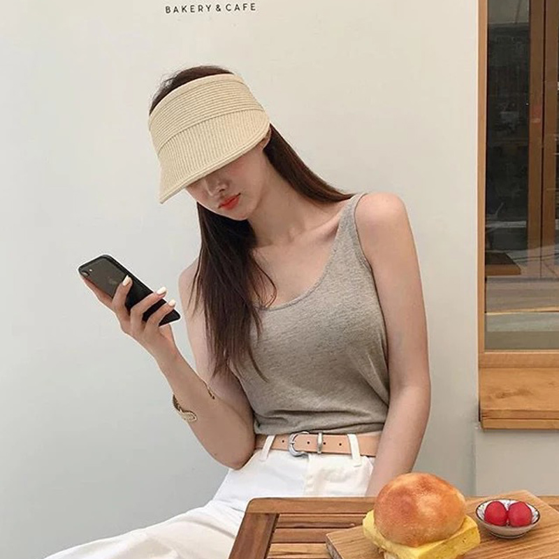 감성 데일리 여름 여성 자외선차단 헬렌 돌돌이 썬캡 이미지 6