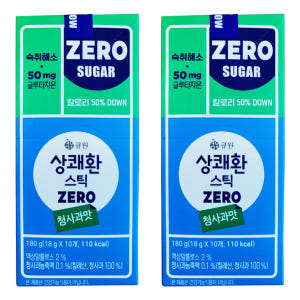 큐원 상쾌환 스틱 제로 청사과맛 18g x 20개 상쾌한 숙취해소젤리 맛있게 먹은 솔직 후기 - 상품 이미지 1