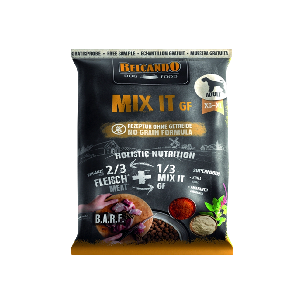 벨칸도 클래식 믹스잇 그레인프리 70g, BARF(생식)식단 전용 샘플