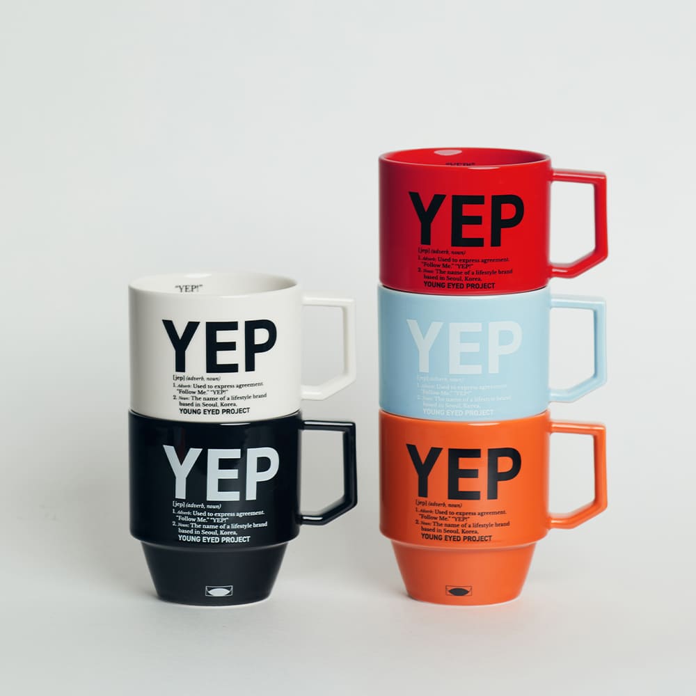 영아이드프로젝트 YEP 베이직 머그 (5colors) 도자기 머그컵 카페 - 상품 이미지