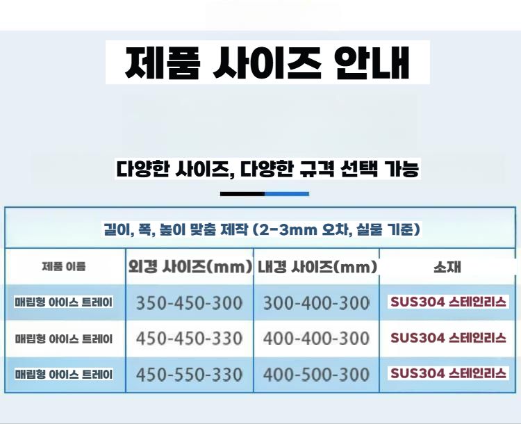 아이스빈 카페 얼음 저장고 업소용 매립형 스텐 보관통 30x40x30cm / 표준형