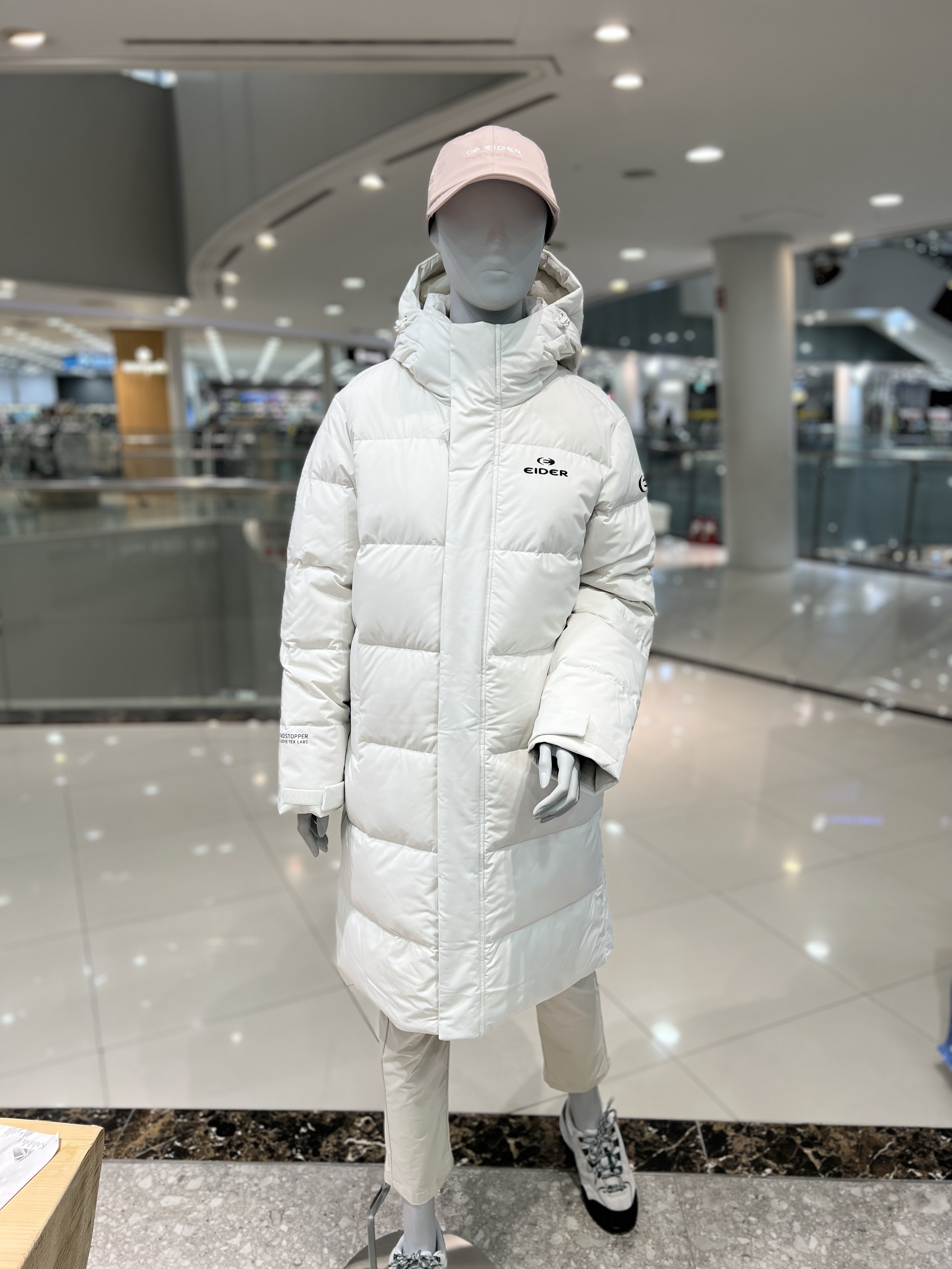 아이더 롱패딩 남여공용 롱다운 스테롤 S UW24537 - 메인 이미지