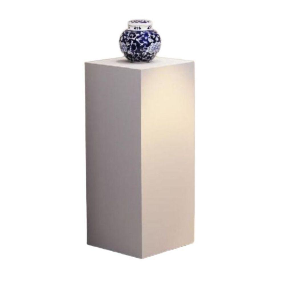 전시다이 부스 진열대 오브제 스탠드 전시대 플랫폼 스튜디오 화이트 40x40x60cm - 상품 이미지