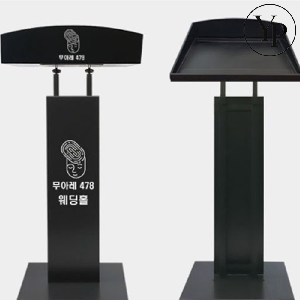 아크릴 단상 강연대 인포메이션 데스크 교탁 사무용 학교 강연대 메뉴판 보면대 거치대 - 상품 이미지