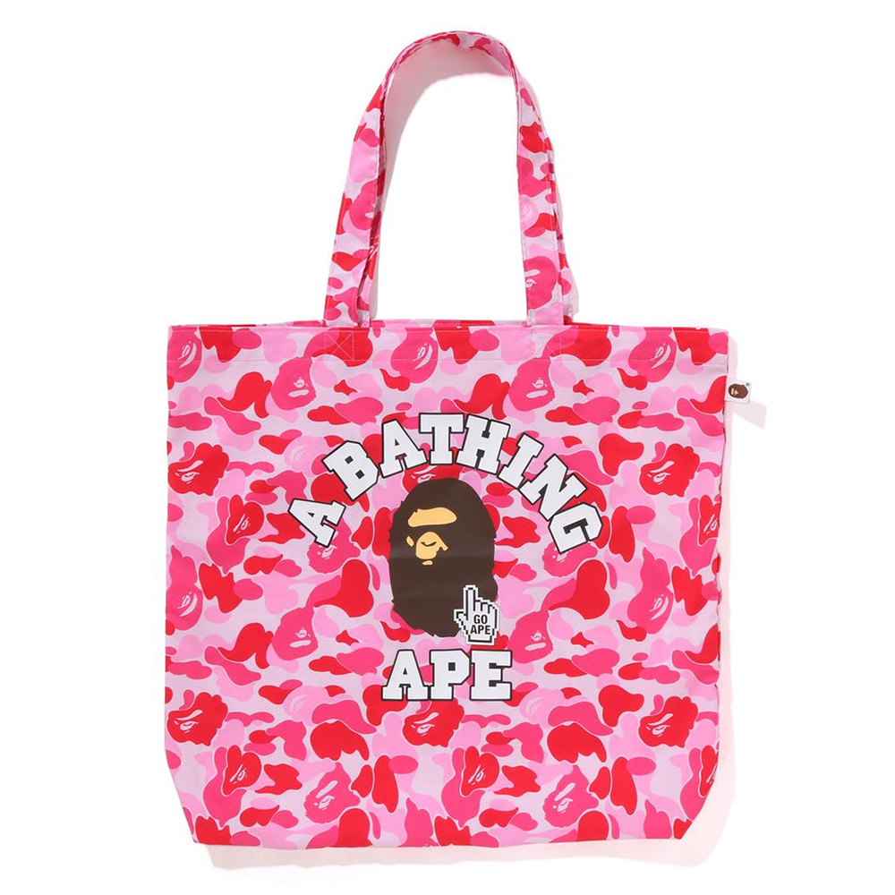 베이프 가방 CAMO GO APE POINTER COLLEGE TOTE BAG BAPEC 1L25-189-002 - 상세 이미지 5