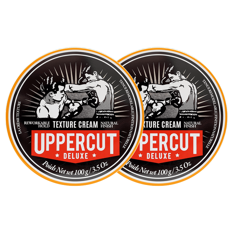 어퍼컷디럭스 텍스쳐 크림 남자 수성포마드 바버샵 왁스 실속형 x 2