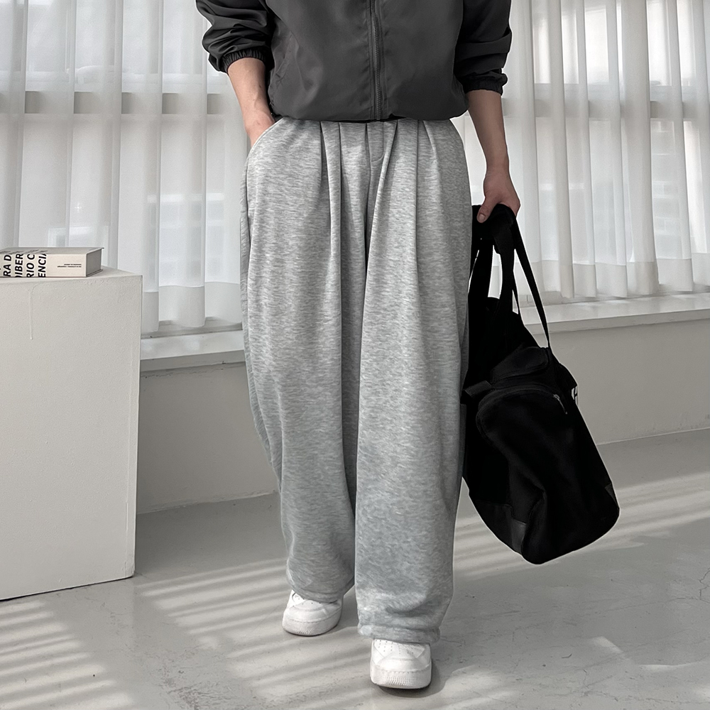 스웻팬츠 벌룬팬츠 통큰바지 남자와이드팬츠 - 상세 이미지 3