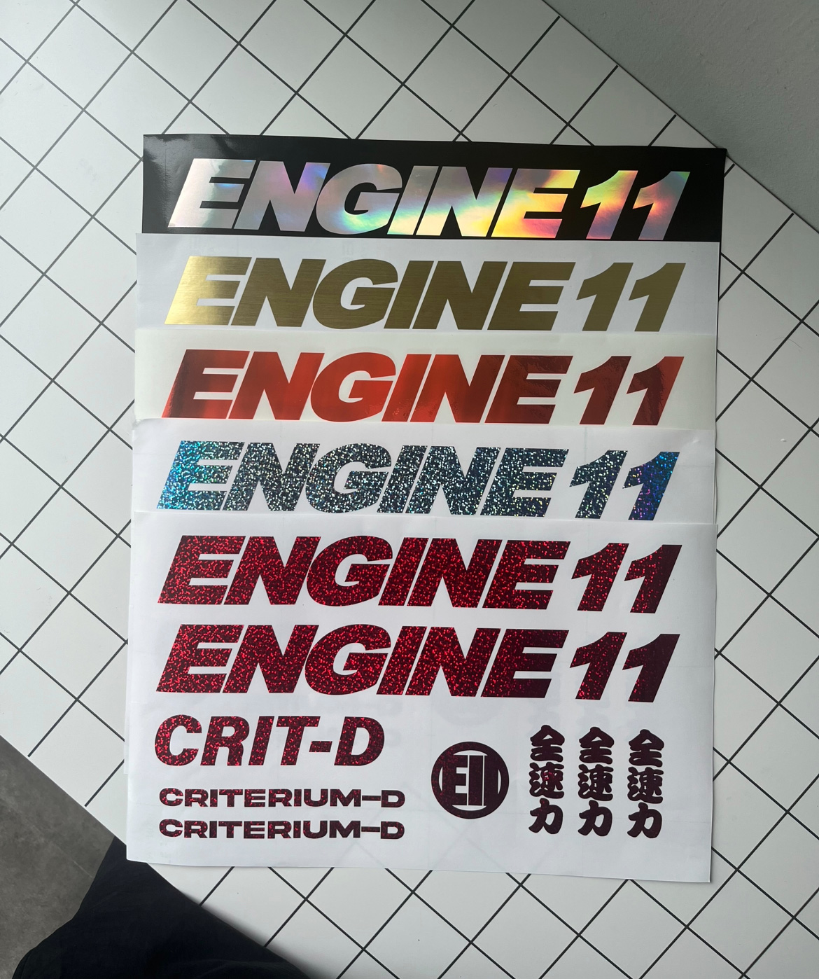 [2024년 2025년]엔진11 크릿디 픽시 자전거 데칼 커버업 스티커 세트  ENGINE11 CRIT-D COVER-UP SET - 상세 이미지 5