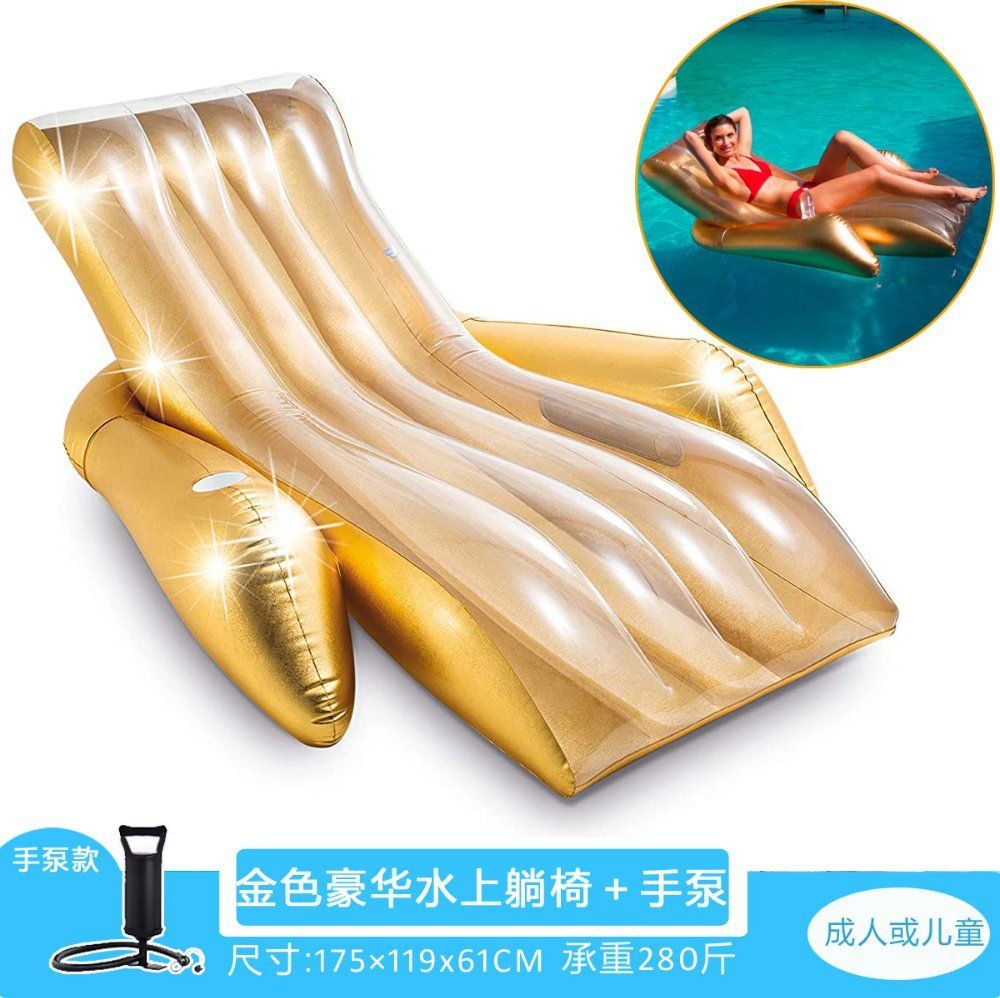 둥둥튜프 파인 애플 풍선 침대 워터 에어 쿠션 수중 의자 쇼파 침대 - 상세 이미지 2