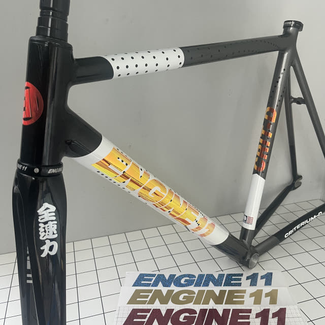 엔진11 크릿디 픽시 자전거 데칼 커버업 스티커 세트 ENGINE11