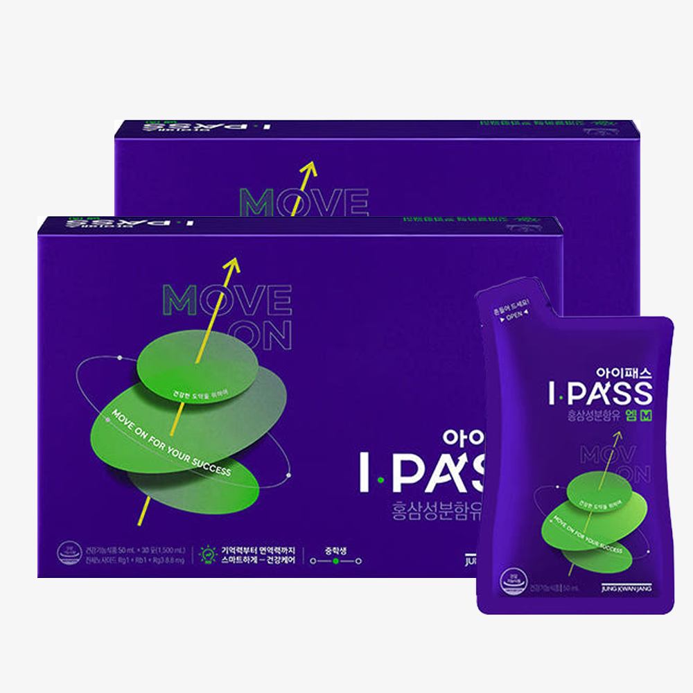 정관장 아이패스 M 수험생 피로 개선 홍삼 60포 50ml (중학생)