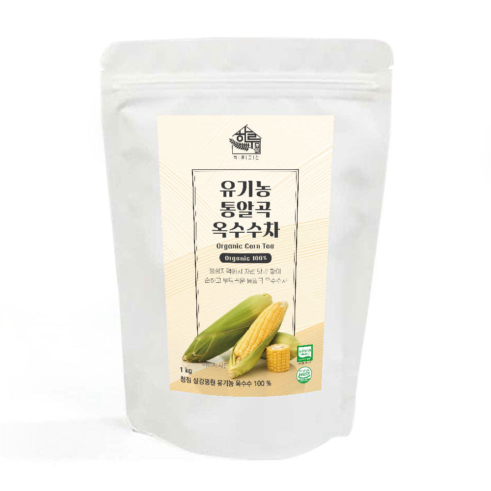 하루곳간 유기농 통알곡 볶은 옥수수차 곡물차 1kg, 1개 이미지 6