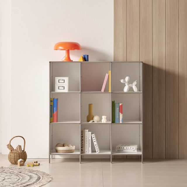 가구의서 모듈스틸 책장 3단 1050x330x1140mm - 메인 이미지