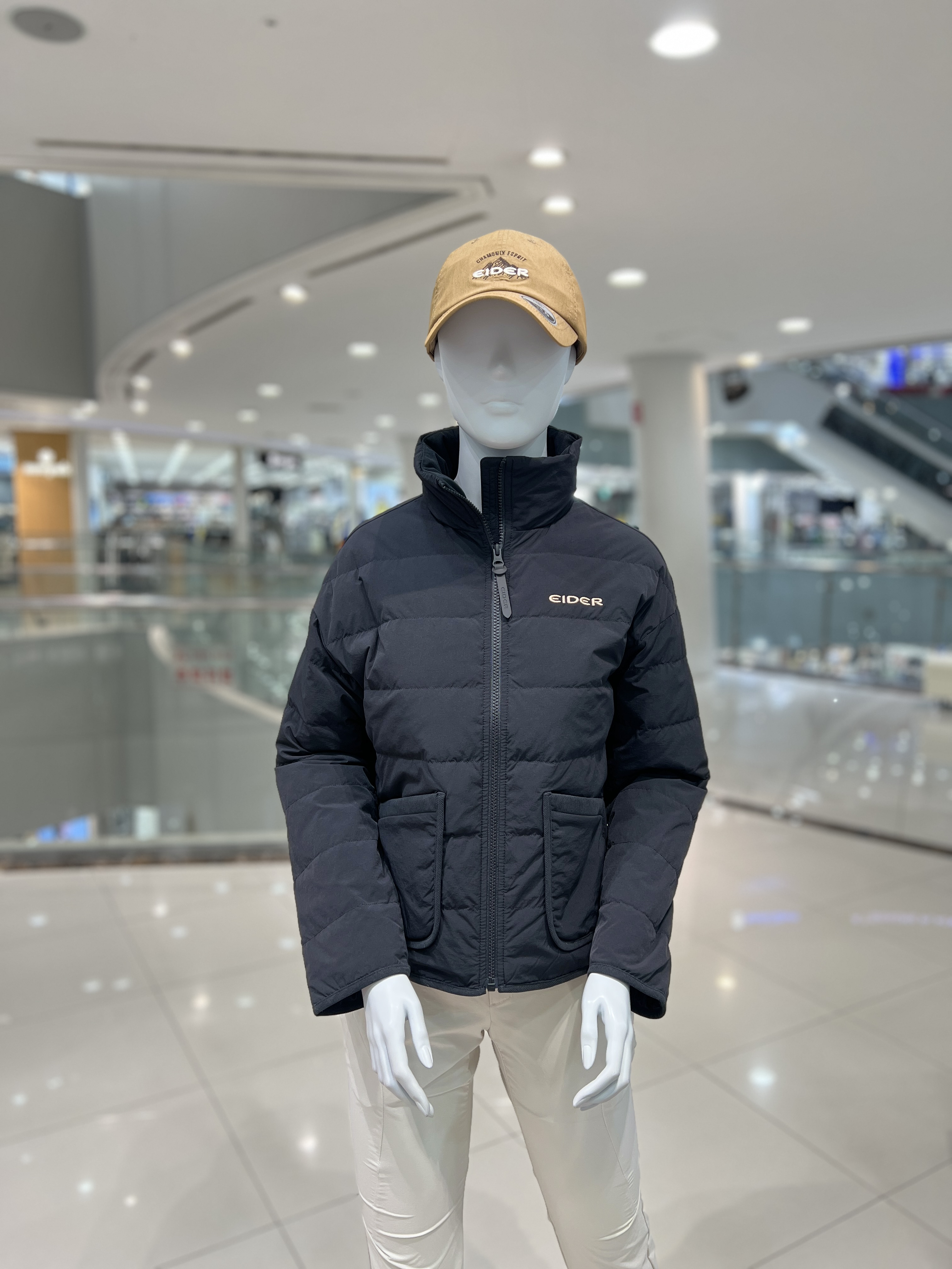 아이더 여자경량패딩 슬림패딩 써모락 C WW24560