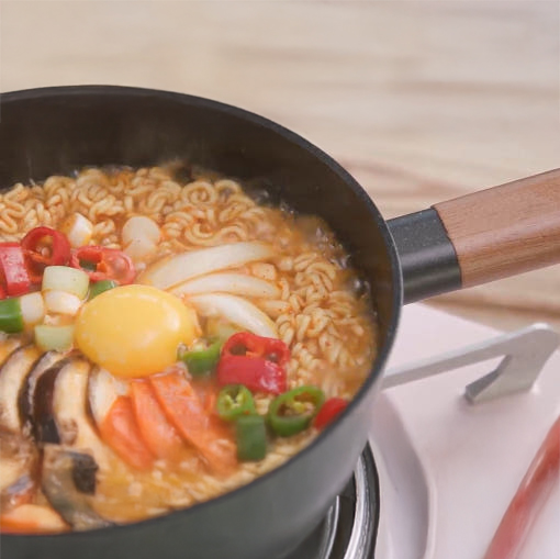 델라고 신혼냄비세트 인덕션용 라면 블랙빈 냄비 세트