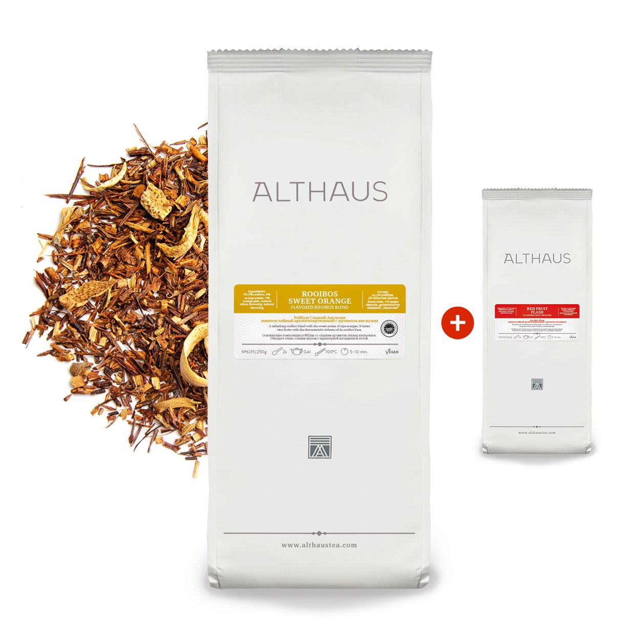 [알트하우스 잎차1+1] 루이보스 스위트 오렌지 250g + 레드 후루잇 플래쉬 250g
