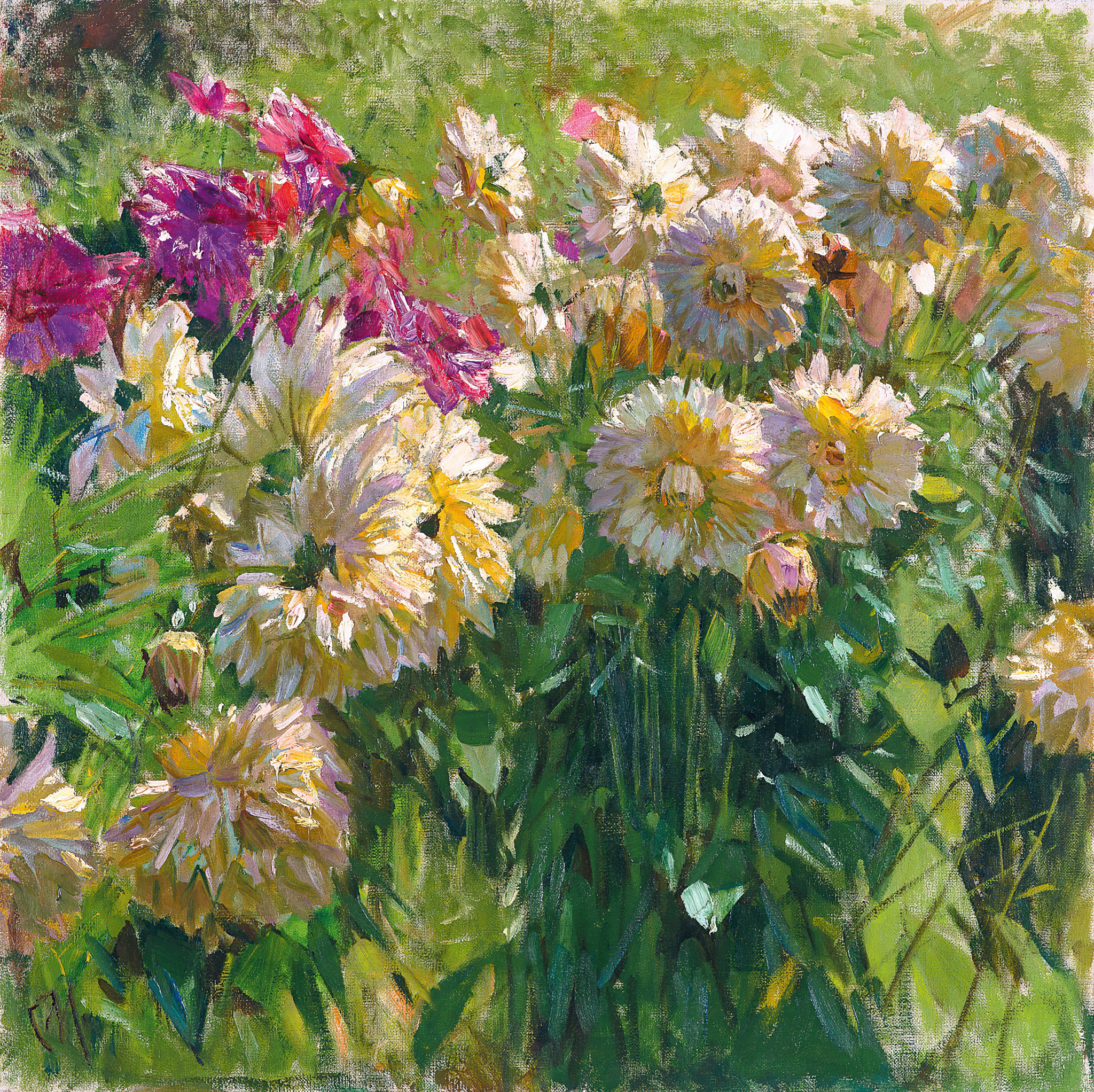 Dahlias 원본비율 아트포스터 몰 - 상품 이미지