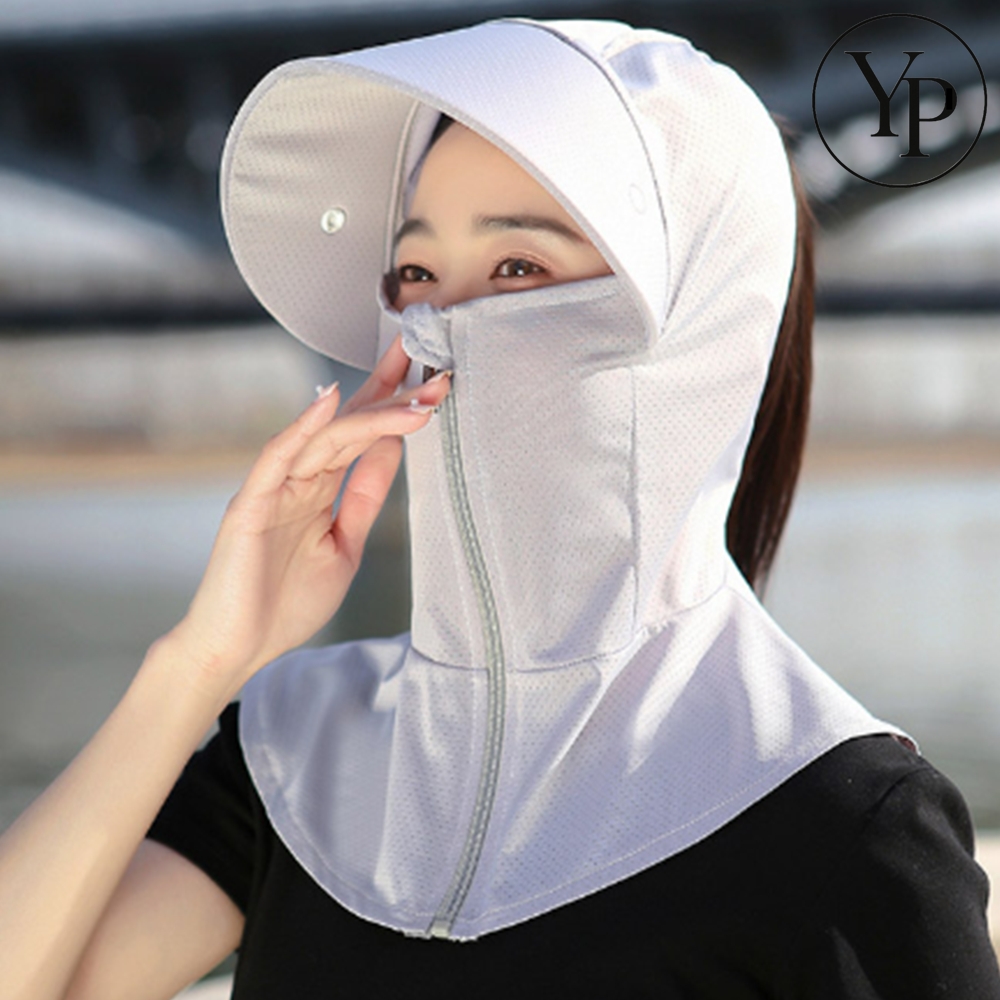 안면 얼굴 햇볕가리개 밭일 모자 선캡 창 넓은 풀커버 자외선차단 목 가리개
