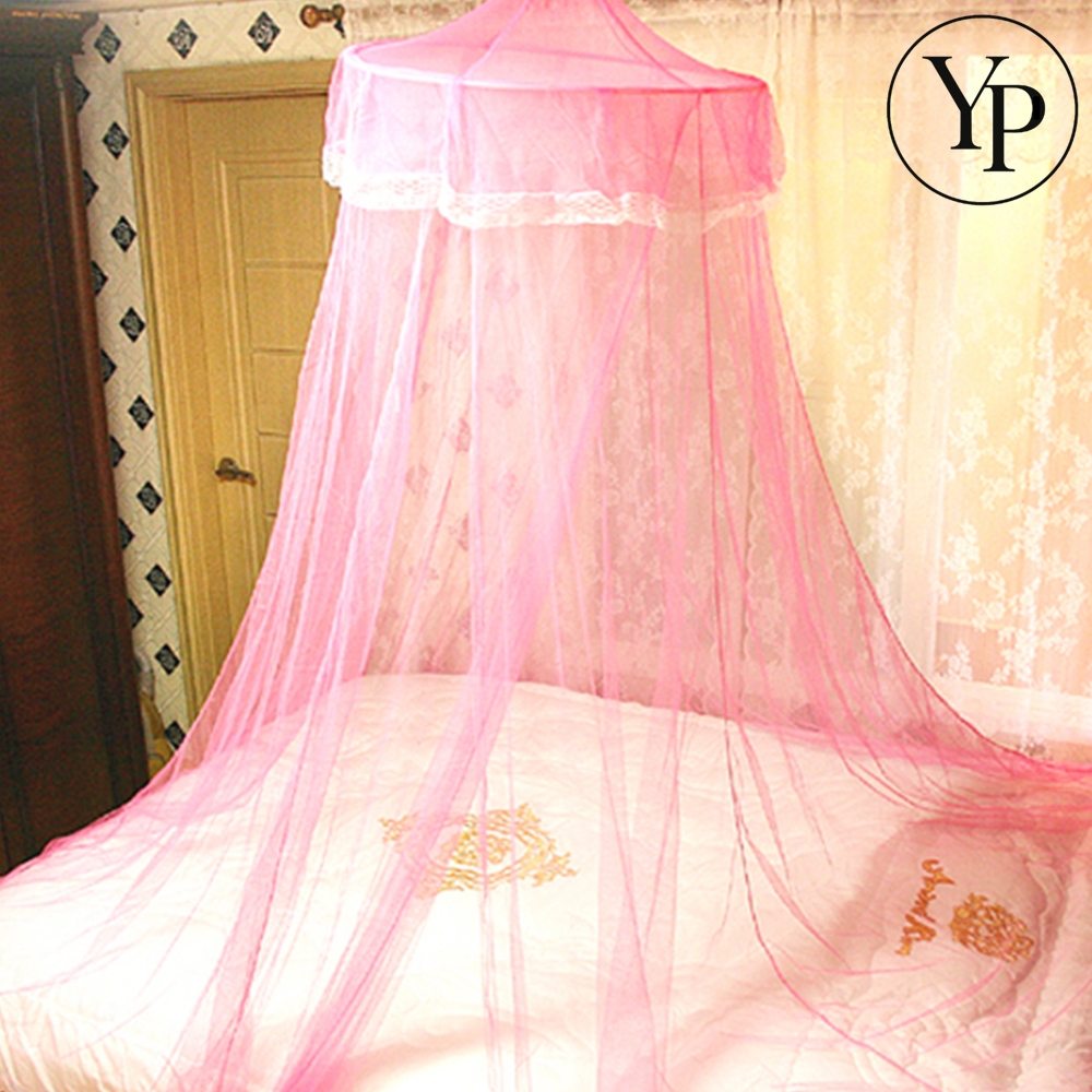 캐노피 천막 모기장 침대 방충문 해충퇴치 아기방 공주 침대 핑크 방충망