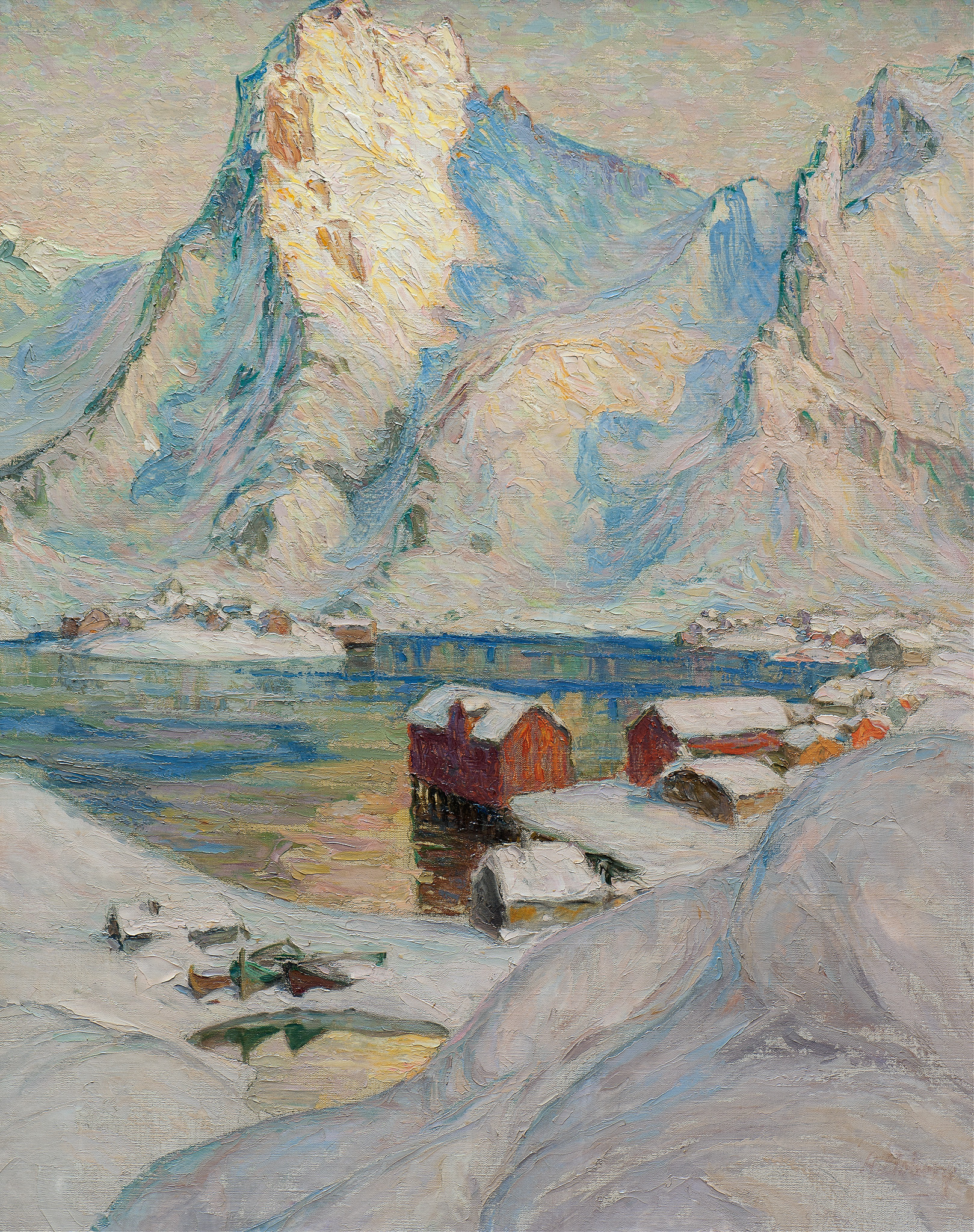 An Arctic Spring Day. Study from North Norway 원본비율 아트포스터 보베르 - 상품 이미지