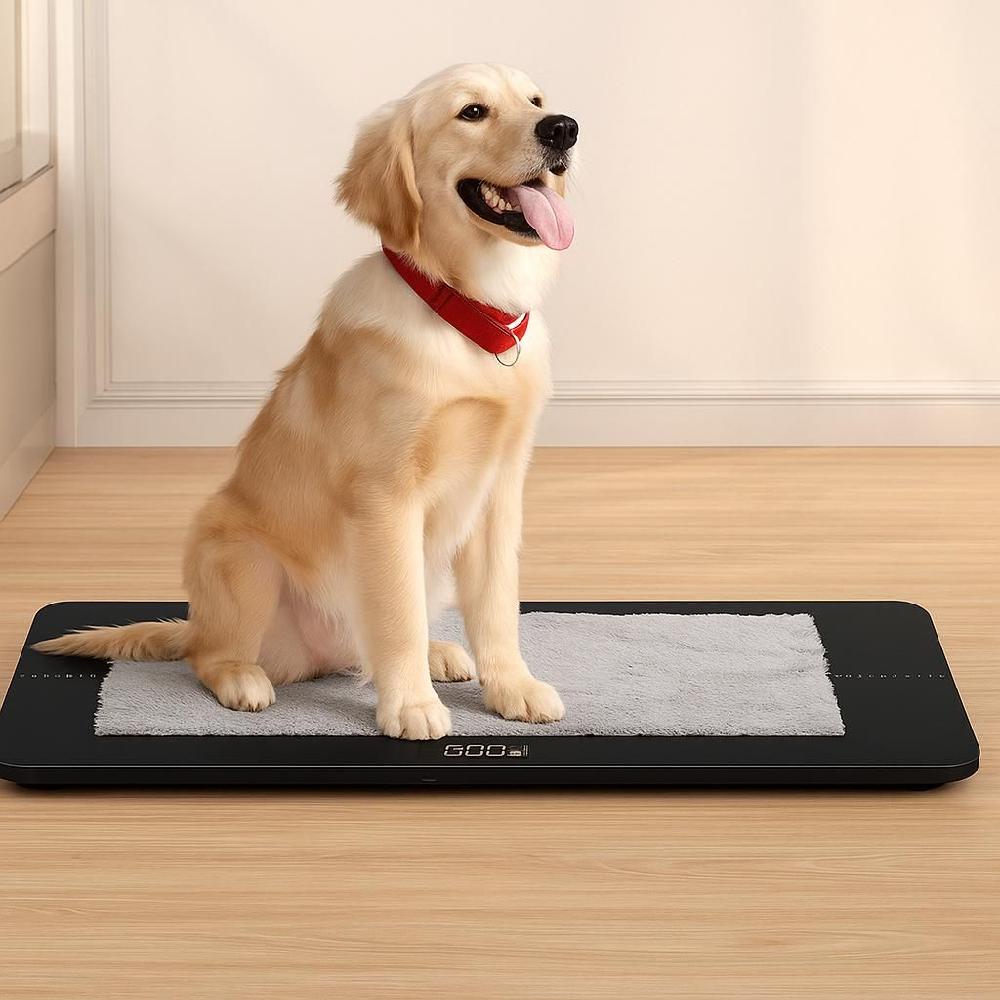 대형견 체중계 가정용 반려동물 몸무게 측정기 전자저울 화이트 690X330mm