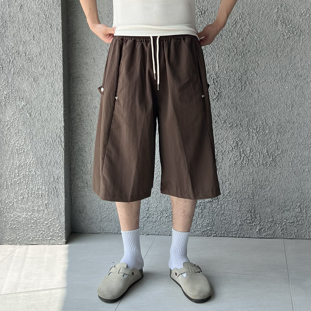 나일론반바지 남자버뮤다팬츠 방수반바지 - 상세 이미지 5