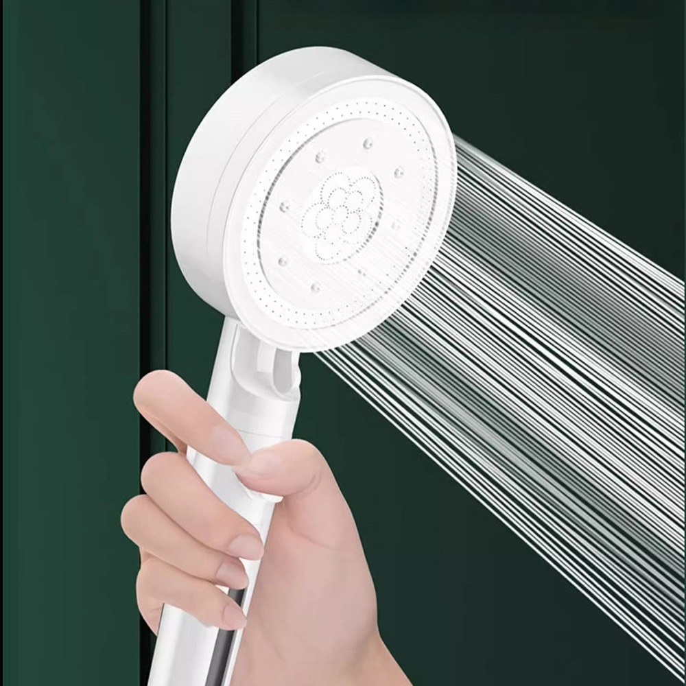 온오프 필터 샤워기 헤드 원형6단 샤워헤드+필타10개 뷰리썸