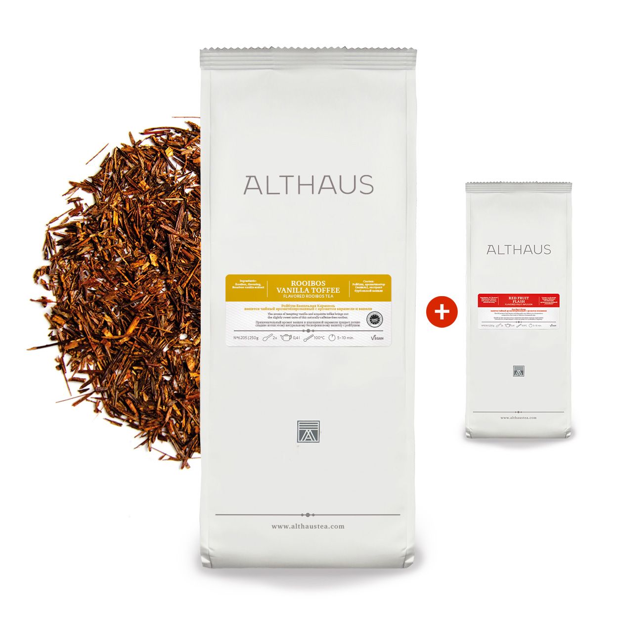 [알트하우스 잎차1+1] 루이보스 바닐라 토피 250g + 레드 후루잇 플래쉬 250g