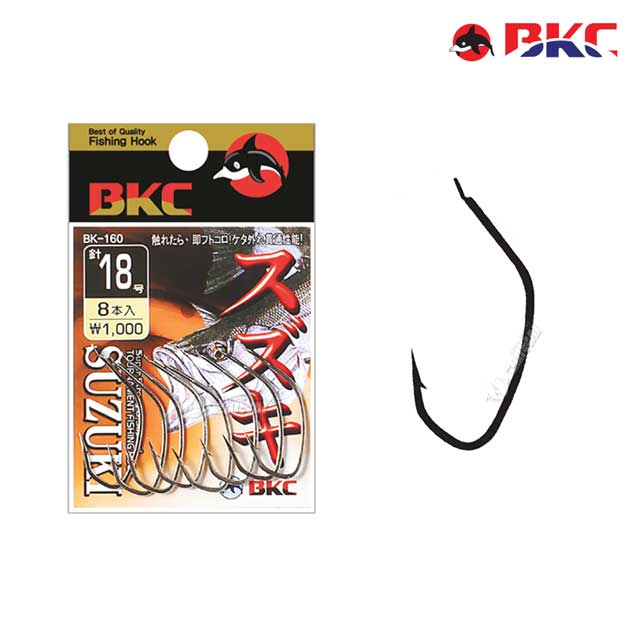 BKC 농어 바늘 BK-160 스즈끼 우럭 광어 생미끼 외수질 낚시 훅 - 메인 이미지