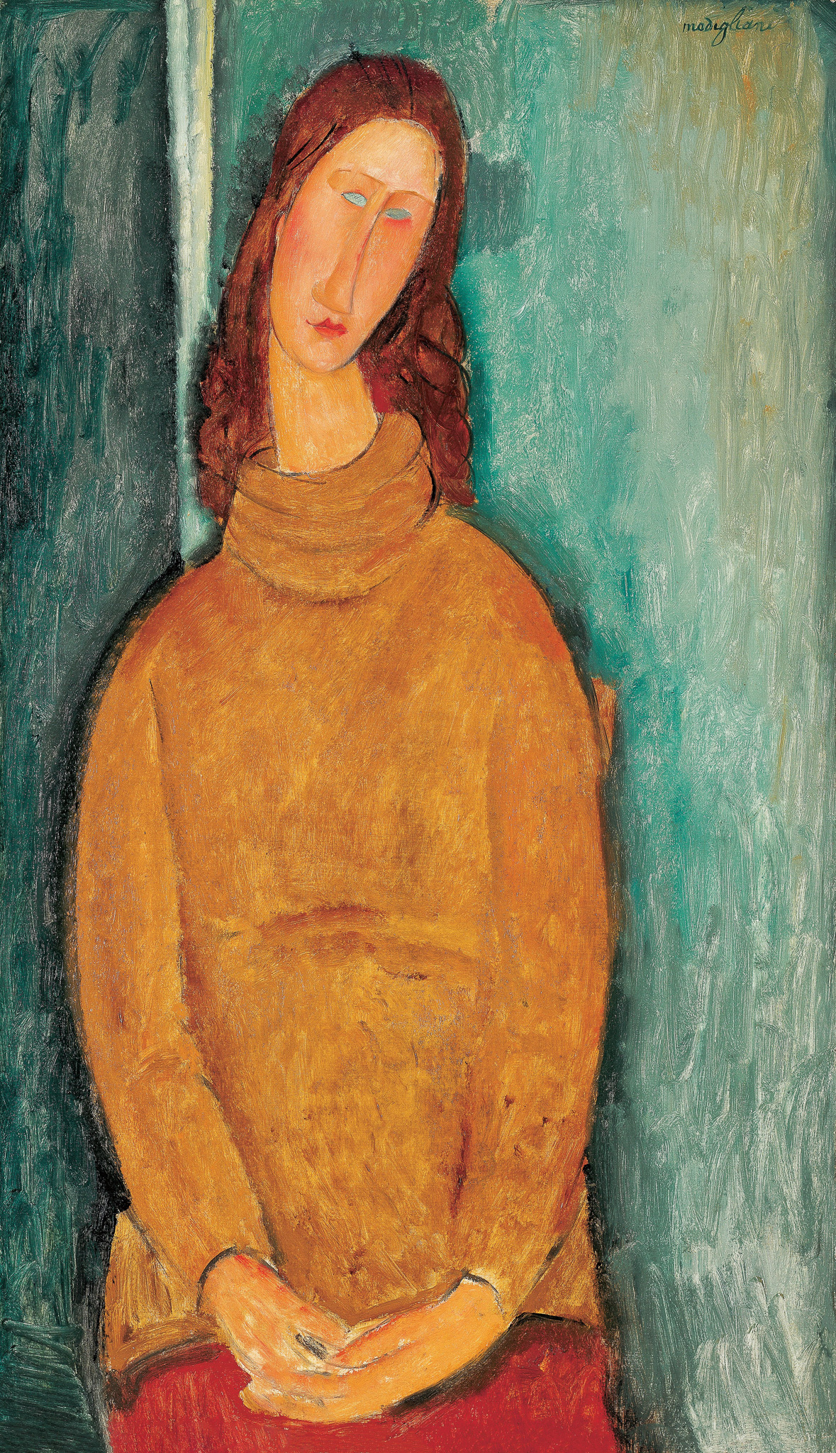 Portrait Of Jeanne Hébuterne원본비율 아트포스터 모딜리아니 - 상품 이미지