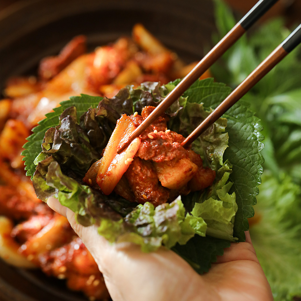 [광림상회] 고기 듬뿍 김치제육두루치기 500g - 상세 이미지 3