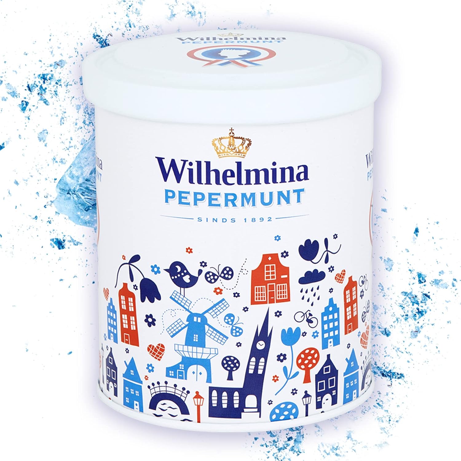 Wilhelmina Peppermunt 빌헬미나 페퍼민트 캔디 홀랜드 디자인 틴 17.6oz(498g) - 상세 이미지 4