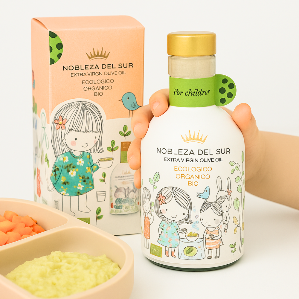 노블레사델수르 키즈 이유식 올리브오일 생식용 냉추출 유기농올리브오일 선물세트