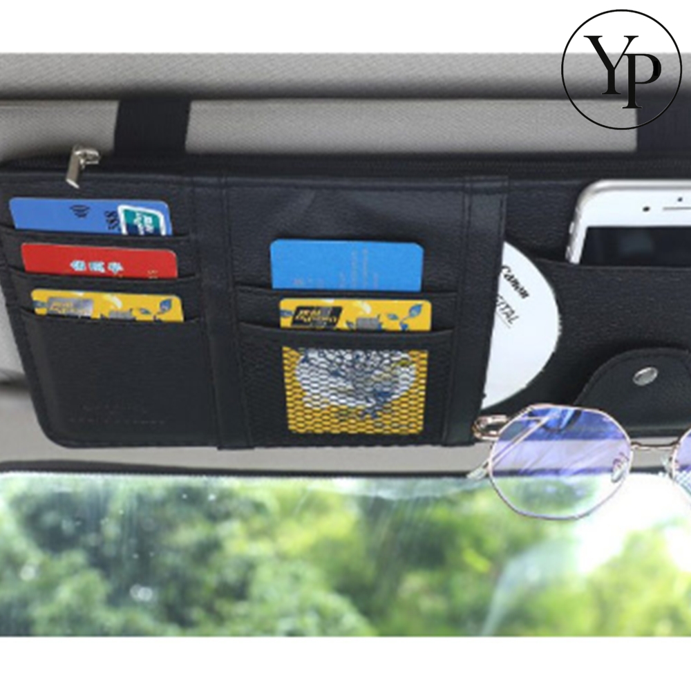 차량 틈새 사이드 포켓 선바이저 카드 수납함 차안정리 통행권 보관