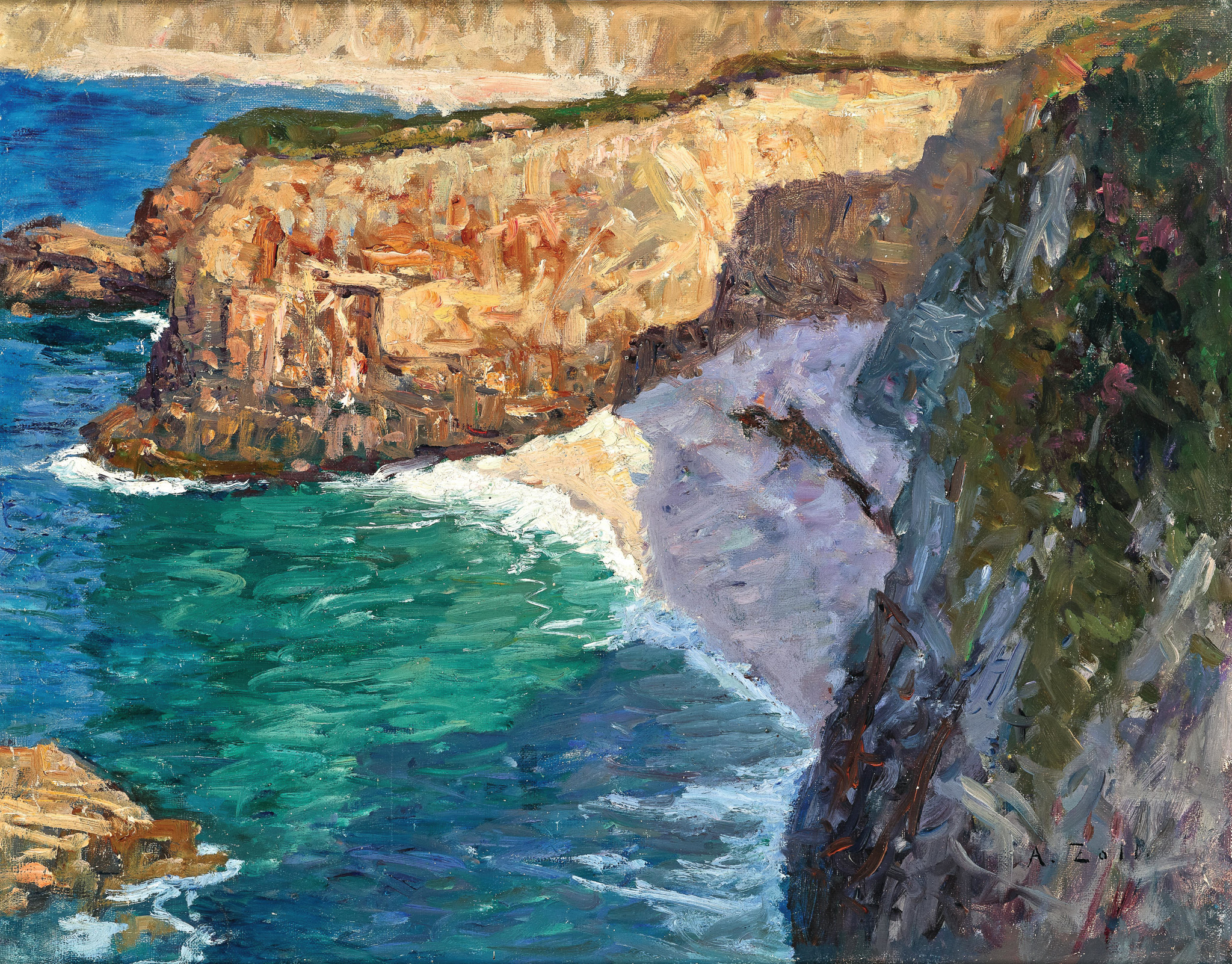 Camaret. Küste bei Brest 캔버스액자 조프 - 상품 이미지