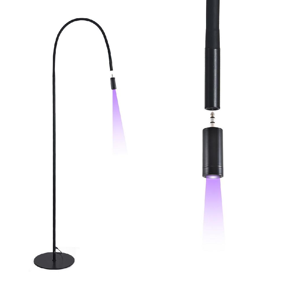 LED 연장 속눈썹 래쉬 뷰티 UV 반영구 스탠드 블랙 조명 램프 경화 - 상세 이미지 4