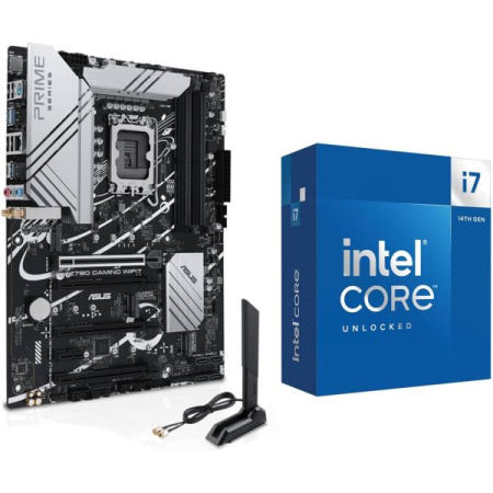 INLAND [해외]INDARL by Micro Center CPU 마더보드 인텔 i7-14700K 14세대 20코어 LGA 1700 데스크톱 프로세서 및 ASUS Z790 게이밍 WIFI7