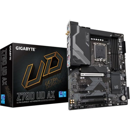 [해외]기가바이트 Z790 UD AX (LGA 1700/ 인텔/ Z790/ ATX/ DDR5/ 트리플 M.2/ PCIe 5.0/ USB 3.2 Gen2X2 Type-C/ 인텔 Wi
