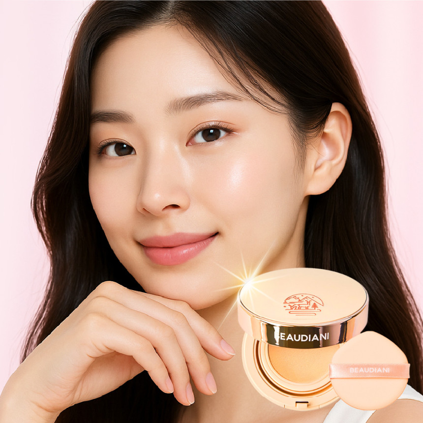 뷰디아니 모공커버 커버력좋은 승무원팩트 파운데이션 쿠션팩트 12g +퍼프1매 사진 2